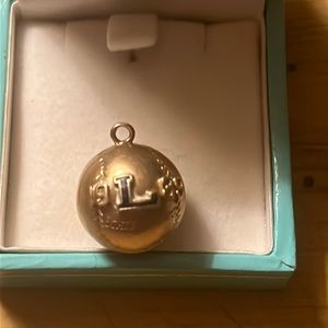 Antique 1939 “L” baseball charm